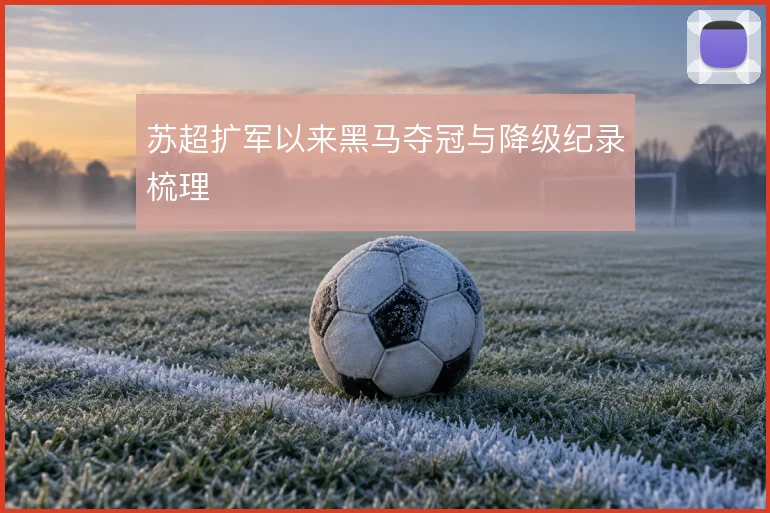 苏超扩军以来黑马夺冠与降级纪录梳理